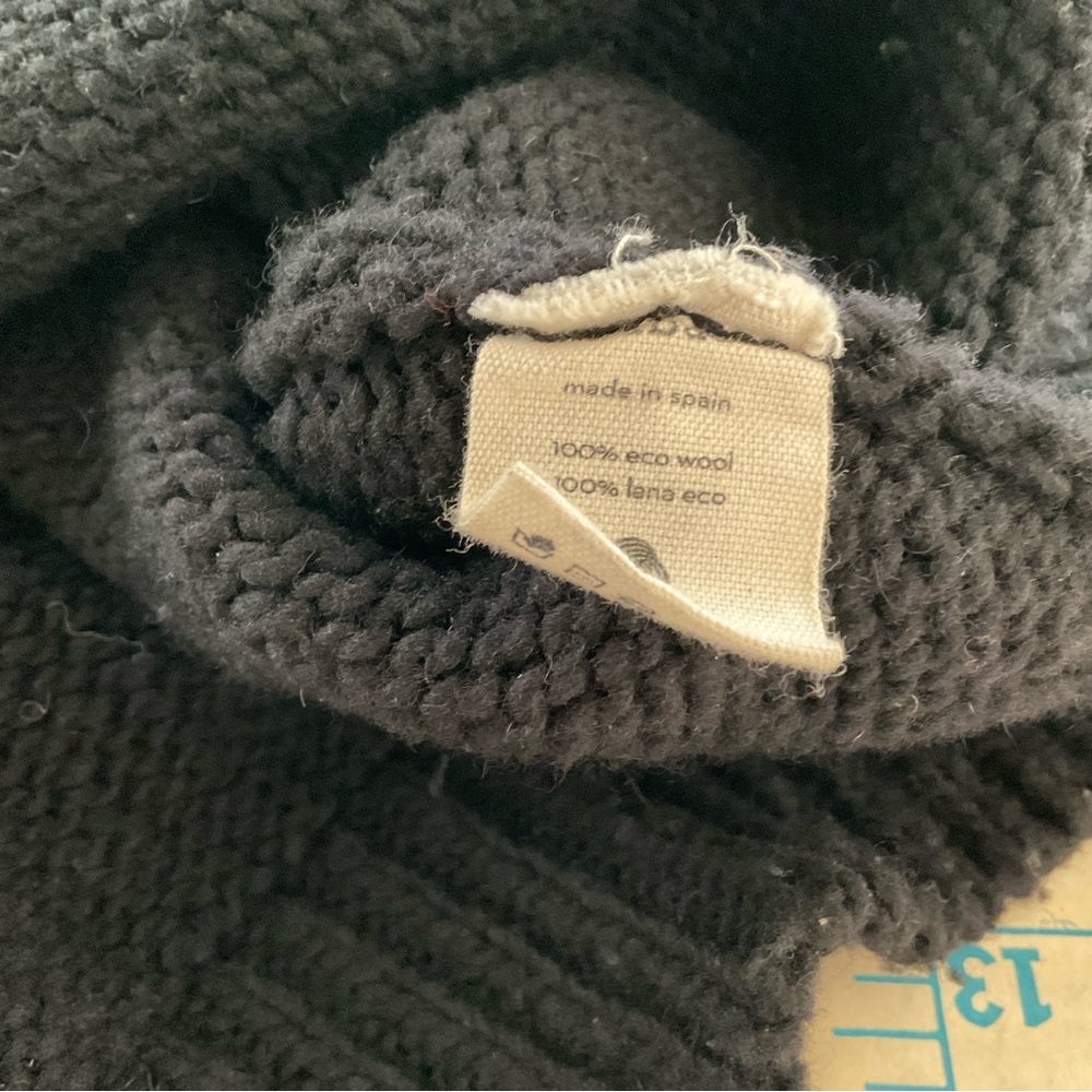BABAA No 51 Jumper In Black Made In Spain 100% Wool - Picture 7 of 7